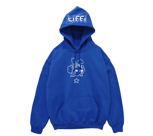 tiffi 'dating pool' hoodie - blue